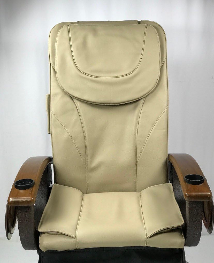 Pedicure Chair Massage Bottom-Air Seat Cover Cushion Salon Spa(Beige Cream Marble) : Beauty & Personal Care