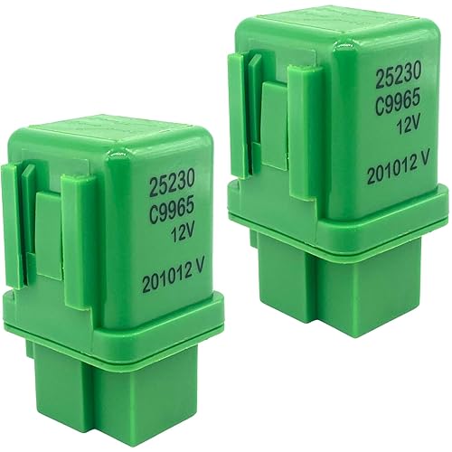 25230-C9965 Relay (2-Pack) 12V 30A 4-Pin SPST Automotive Relay Compatible
