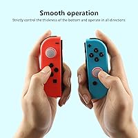 Vista 5 de 6 tapas de silicona para pulgar Switch Joycon, antideslizante, de silicona analógica, para Nintendo SwitchOLEDLite Joycon Controller