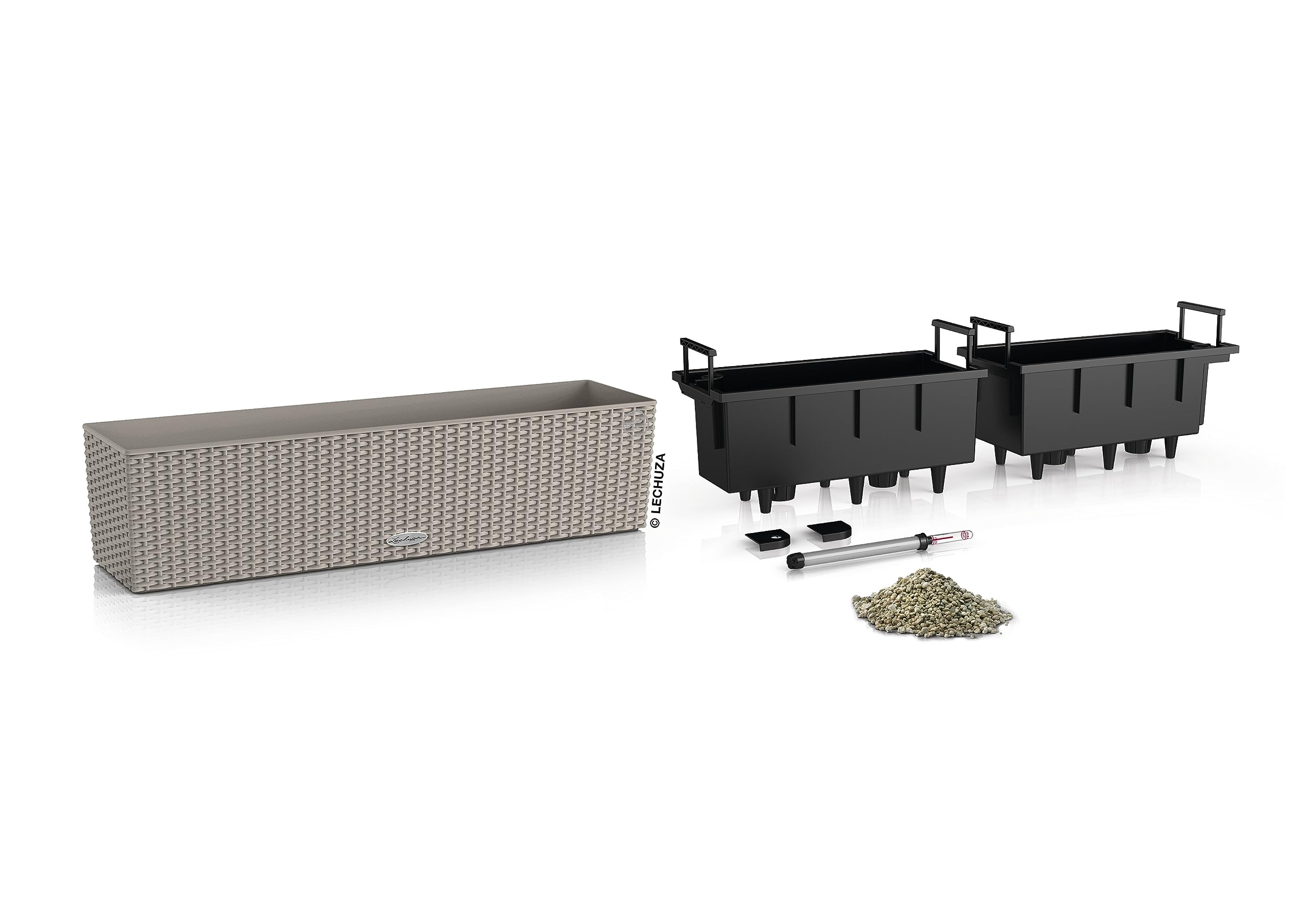 LECHUZA BALCONERA Cottage 80 Brun Sable 15456