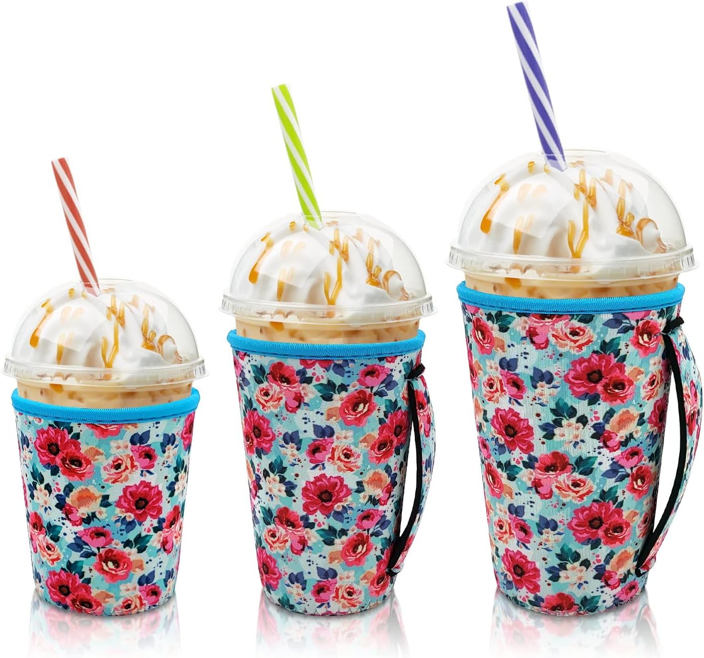 AJLTPA Iced Coffee Sleeve Insulator Sleeves for Cold Drinks