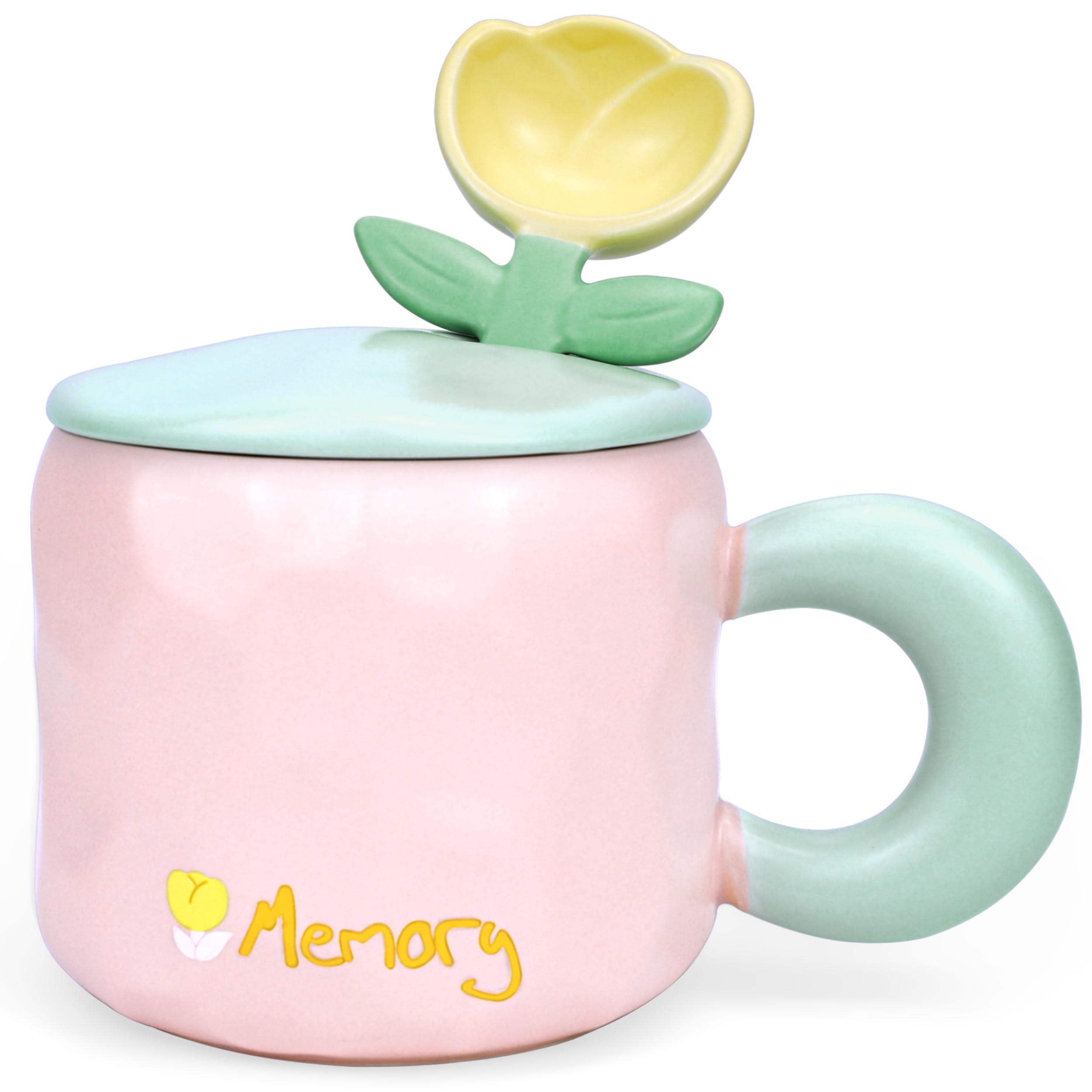 Amazon.com: Disoza Mug With Lid 15 OZ Funny Mug Ceramic Christmas