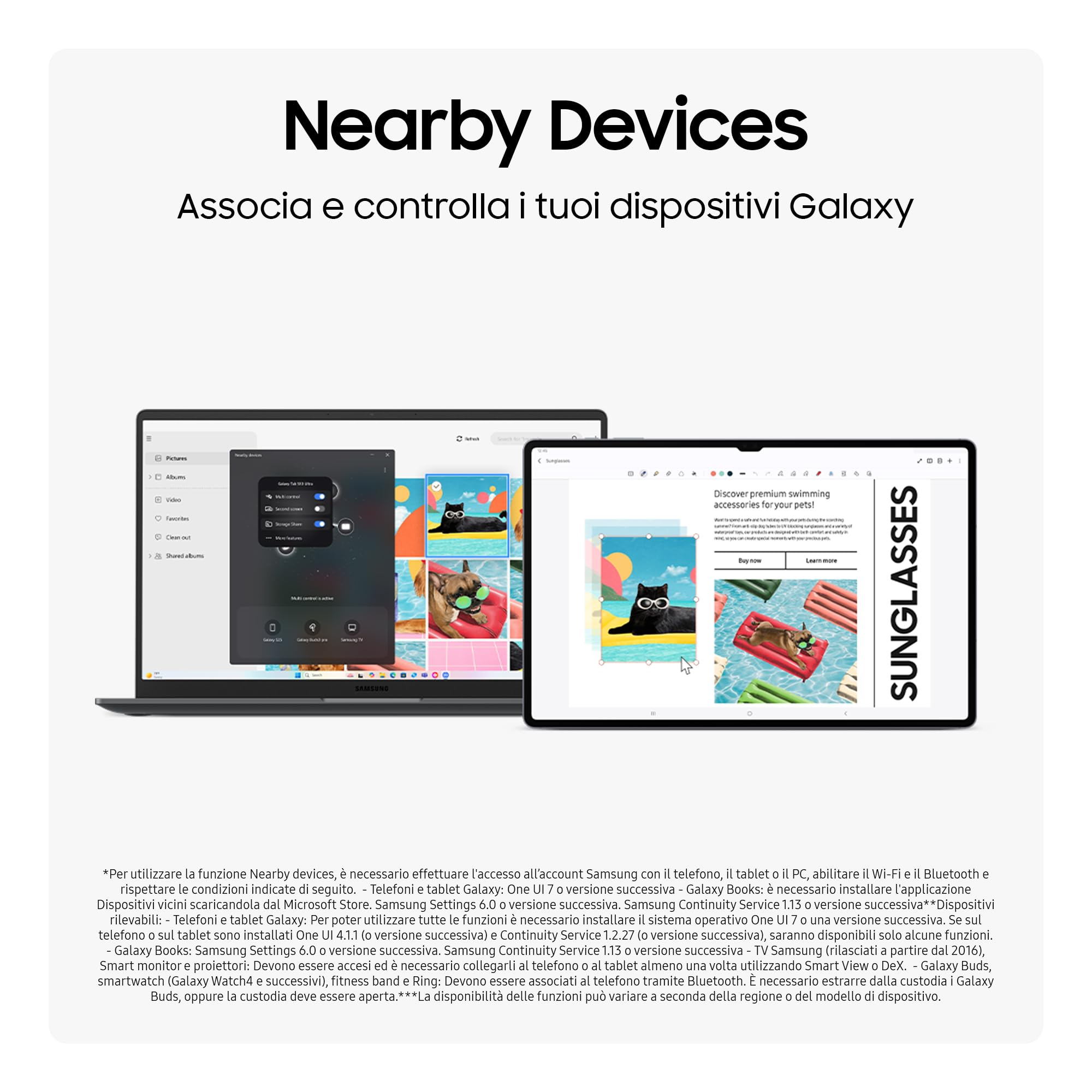 Samsung Galaxy Book5 15.6" Laptop AI, Processore Intel Core Ultra 7 255U, 16GB RAM DDR5X, 1TB, Display Full HD, Windows 11 Home, Gray [Versione Italiana]