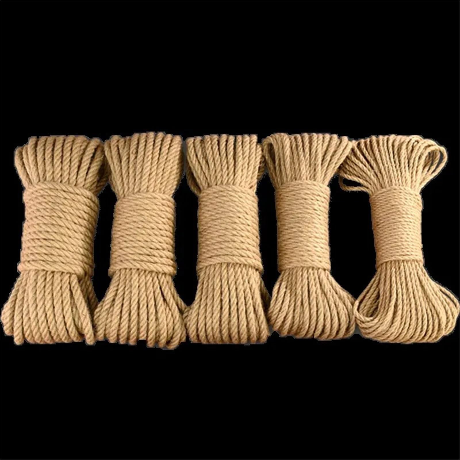 Corda di macramè in corda intrecciata da 6 mm(50meters)