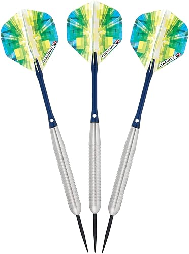 Elkadart Prism - Dardos de punta de acero con estuche de almacenamientoviaje