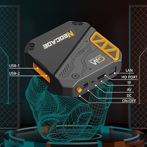 Miniatura 8 de NEOCADE Consola de juegos retro  30 juegos con licencia oficial y 9 emuladores, más de 30000 juegos clásicos, HDMI, controladores inalámbricos