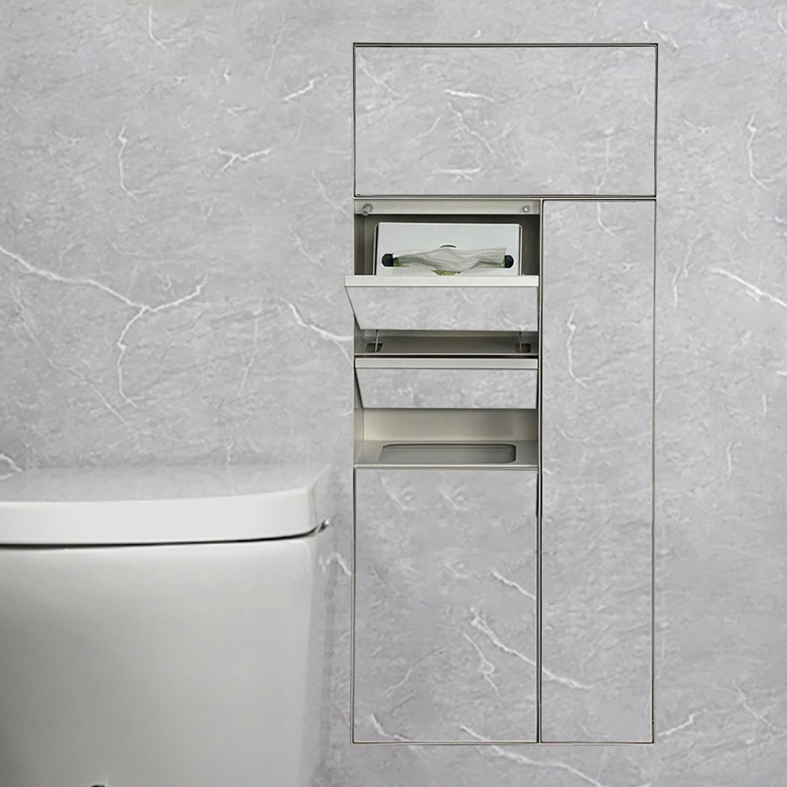 Portarotolo da Incasso per Carta Igienica per Bagno, modulo WC