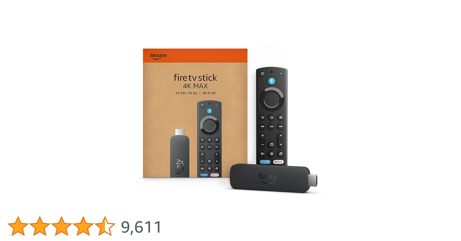 新品 Amazon Fire TV Stick 4K Max Amazon Fire TV Stick 4K Max streaming device