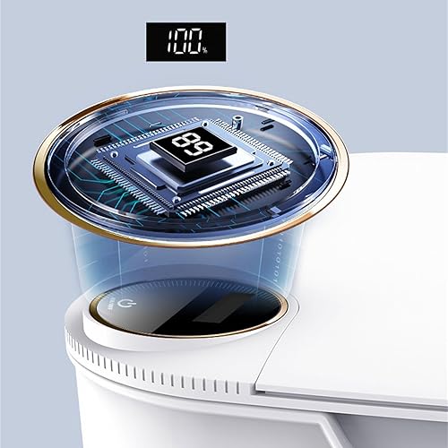 Miniatura 9 de Cubo de basura operado por sensores de 1200 mAh con batería eficiente y silenciosa para el hogar y el lugar de trabajo