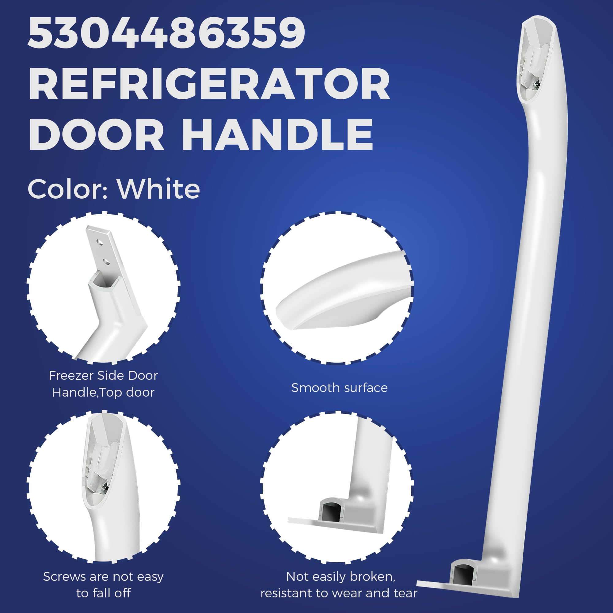 Amazon.com: Romalon 5304486359 Refrigerator Freezer Door Handle 16