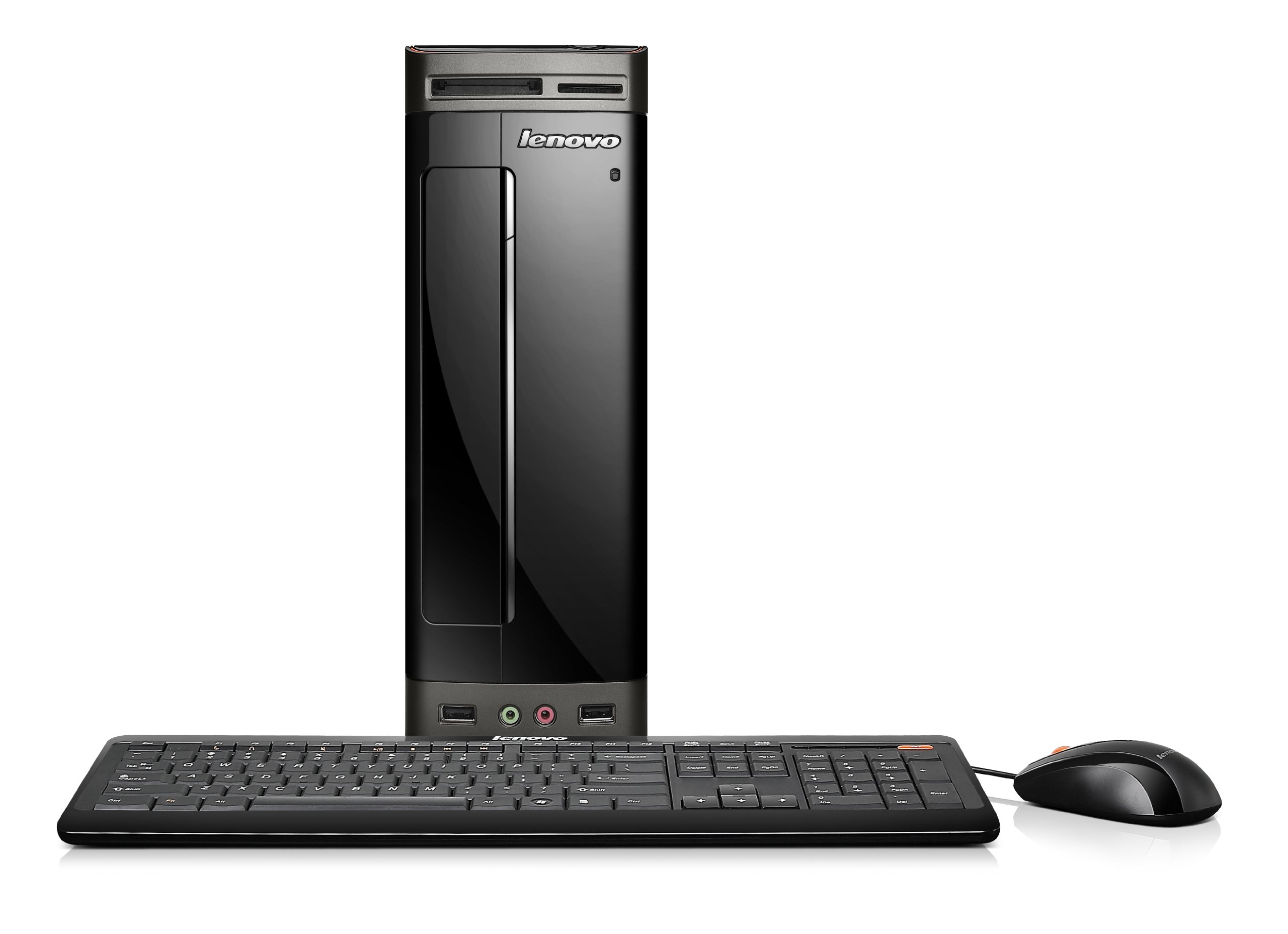 Lenovo H330 77801NU Slim Desktop (Black) : Amazon.in: Computers