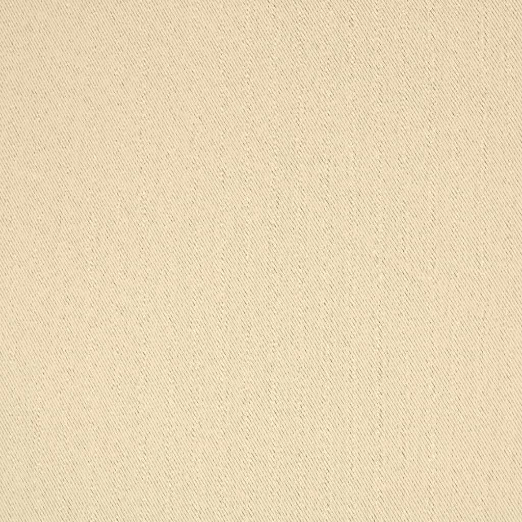 Set di 2 tende oscuranti con occhielli, in poliestere, oscuranti, per soggiorno, camera da letto e ufficio, 140 x 140 cm, colore: crema