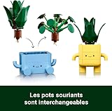 LEGO Botanicals Happy Plants Toy - Crafts Kit for Kids incl. 2 Artificial Plants with 2 Colourful Flower Pots & Interchangeable Cartoon Faces - Nature Gifts for 9+ Year Old Girls & Teens - 10349 - 5