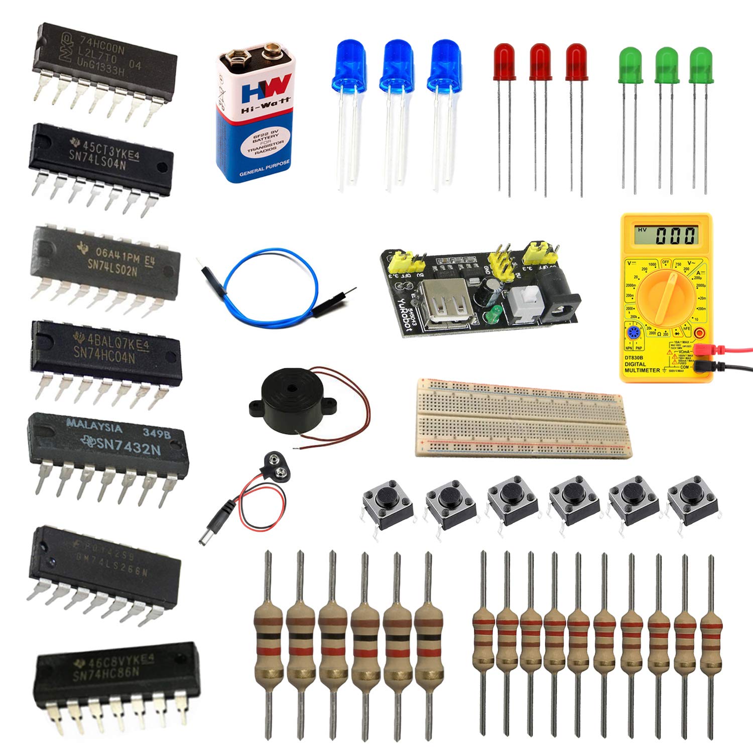 Robocraze Beginners Digital Electronics Kit | Logic Gate IC Kit (B08P5P5Y7G) Amazon Price History, Amazon Price Tracker