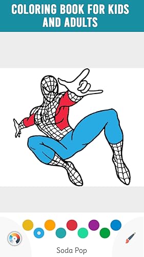 Coloring Game For Spider Boy 2020 - Best Coloring Page