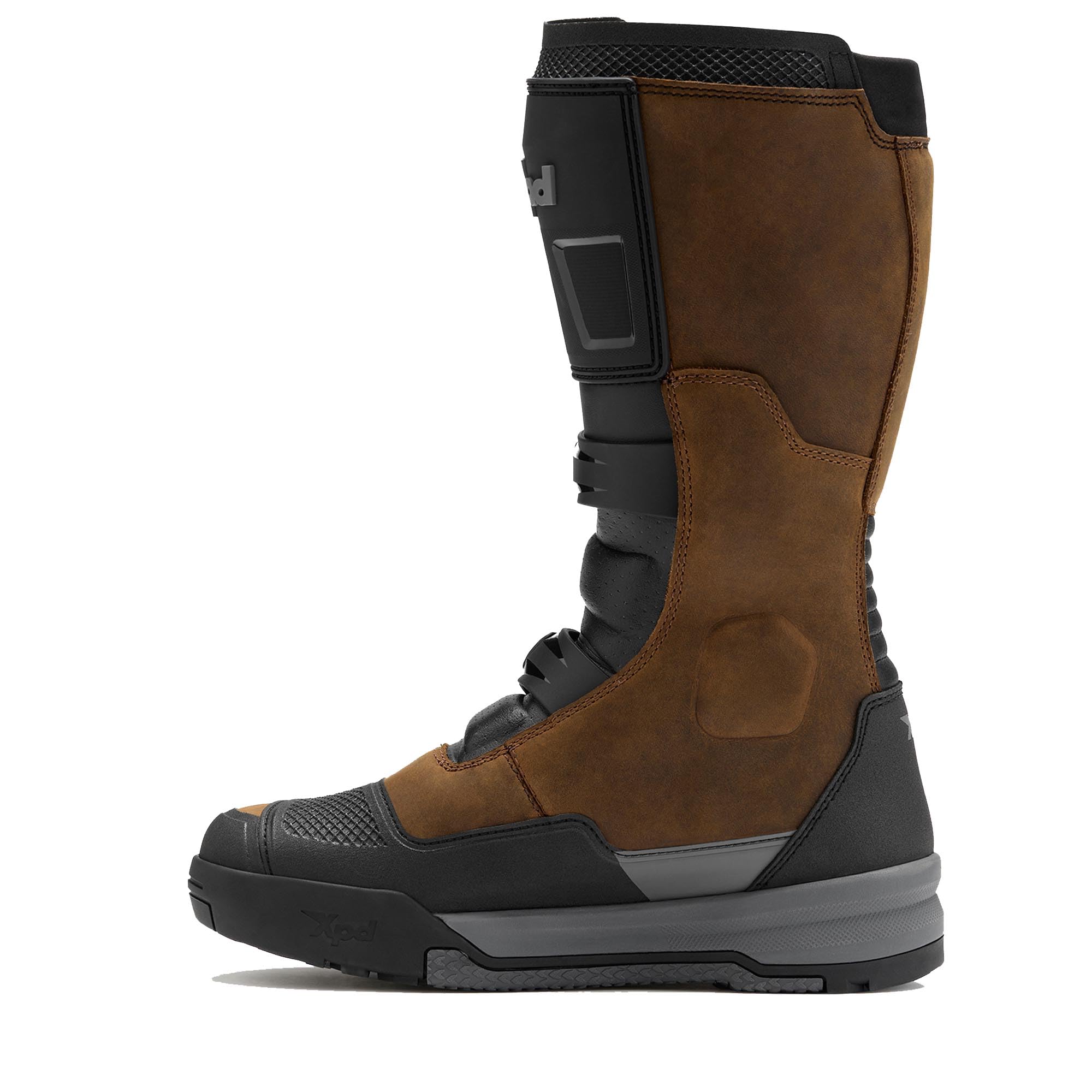XPD X-Adventure H2Out Motorrad Stiefel, braun, 43
