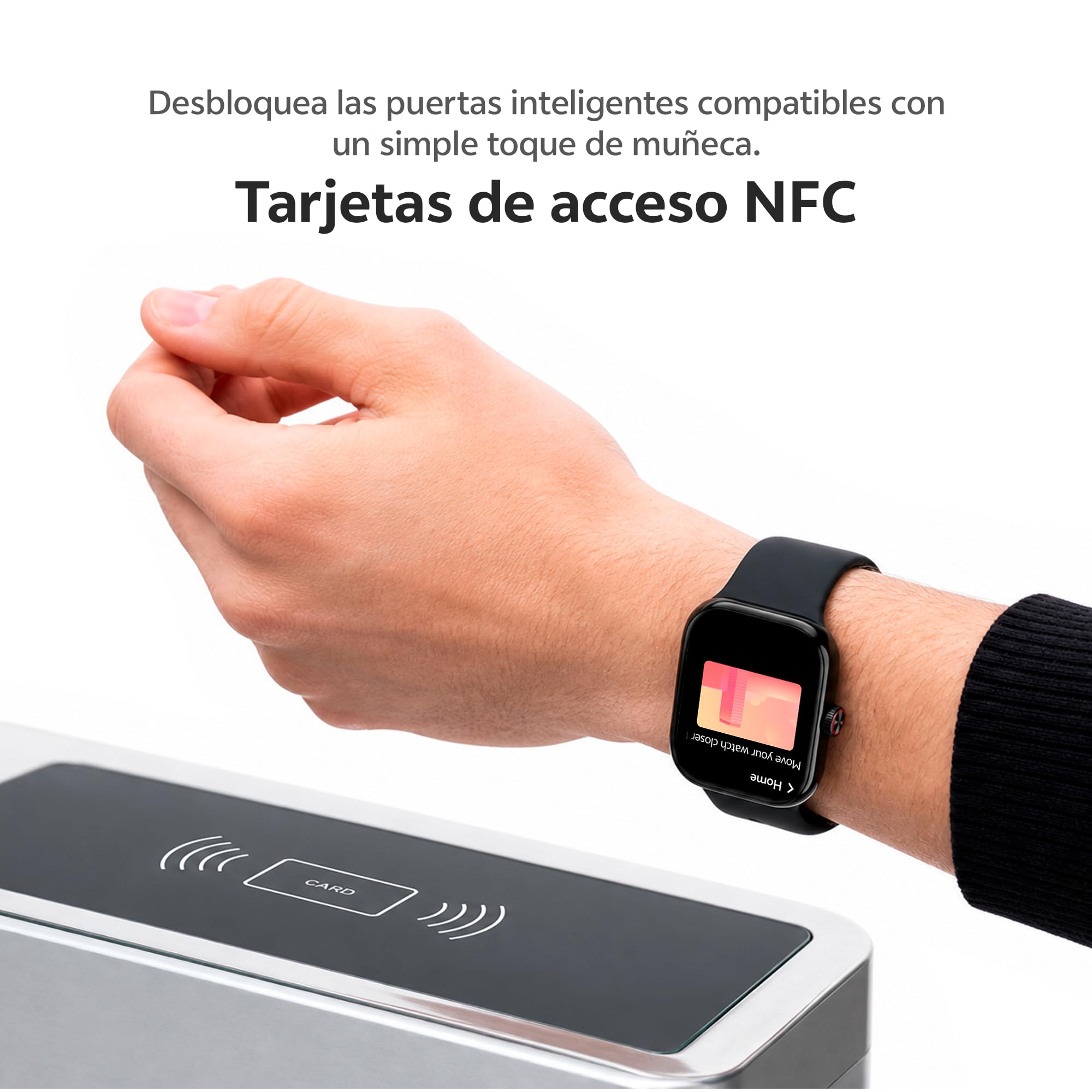 Vivo Watch GT2 Reloj Inteligente con batería de 25 días, Llamadas Bluetooth, Modos Pádel y Tenis Pro, Tarjetas de Acceso NFC, más de 100 Modos Deportivos, Pantalla de 2.07", GPS
