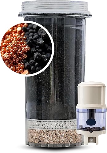 Miniatura 2 de Cartucho de repuesto de filtro de agua por gravedad 1361 para sistema de agua Nikken PiMag Aqua Pour Water System, piezas y accesorios para