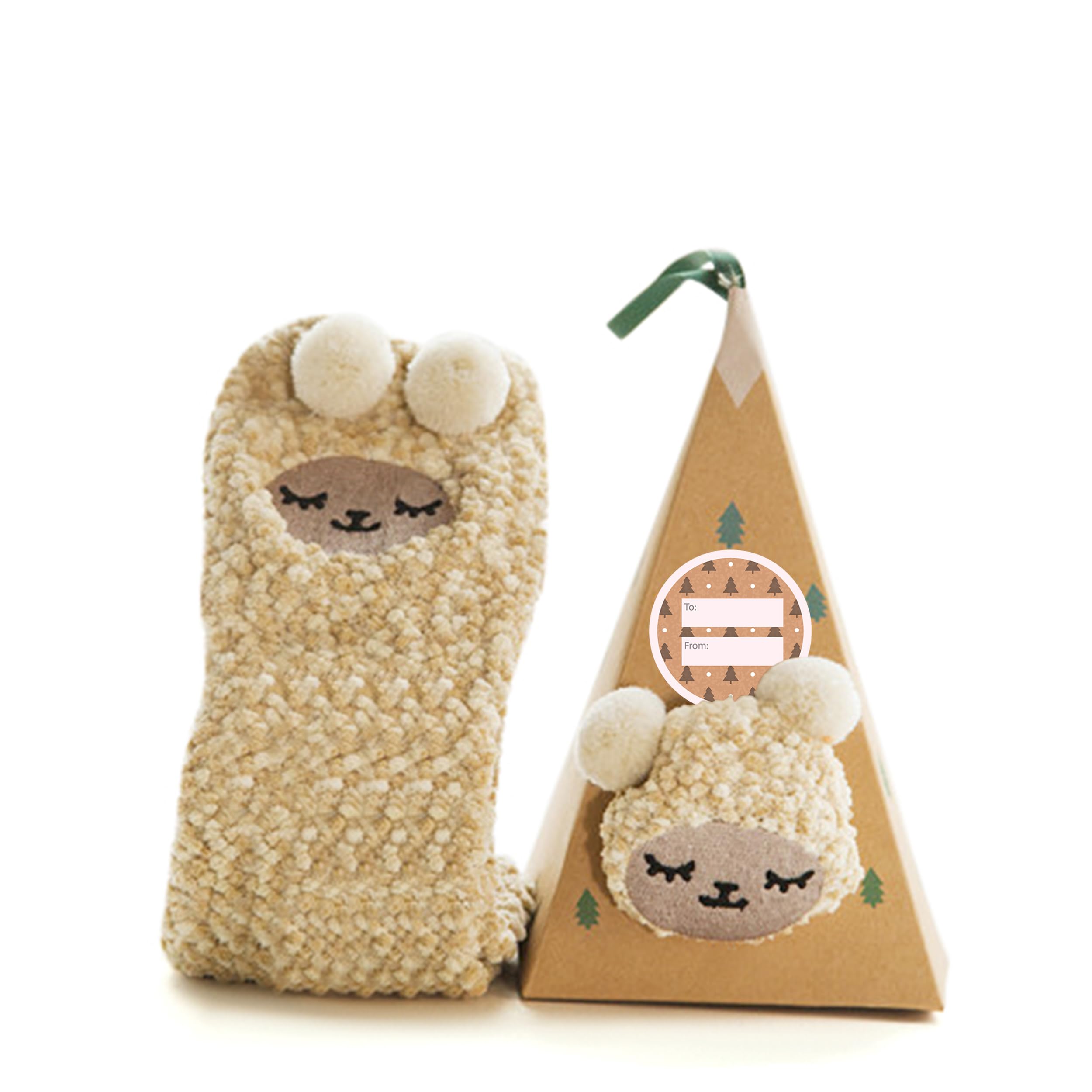 GenericOrnament Christmas Socks Llama Monkey Cat Dog Fox, Sleeping Llama, One size