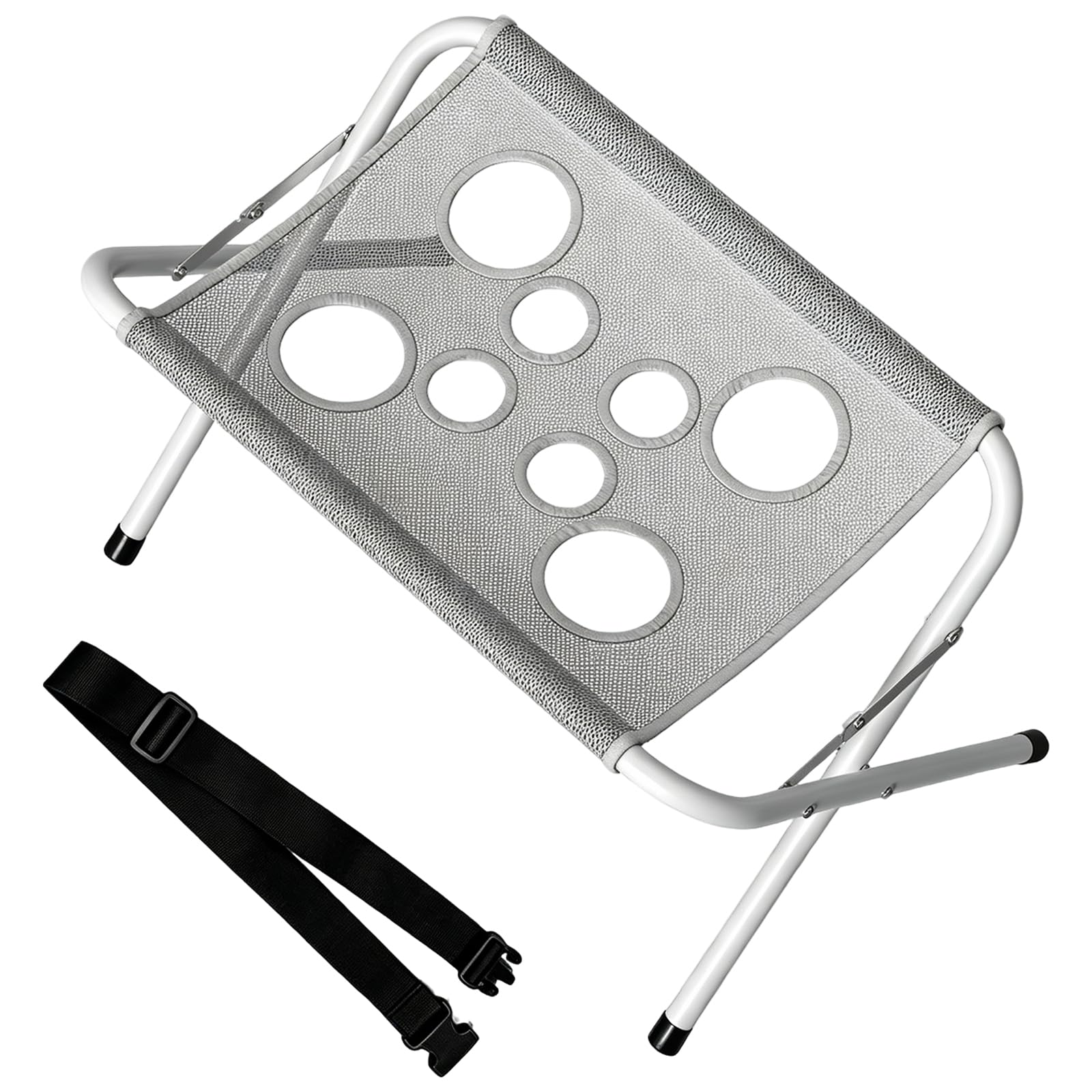 Dog Grooming Hammock, Pet Bathing Hammock, Foldable Pet Bathing Stand，Gray