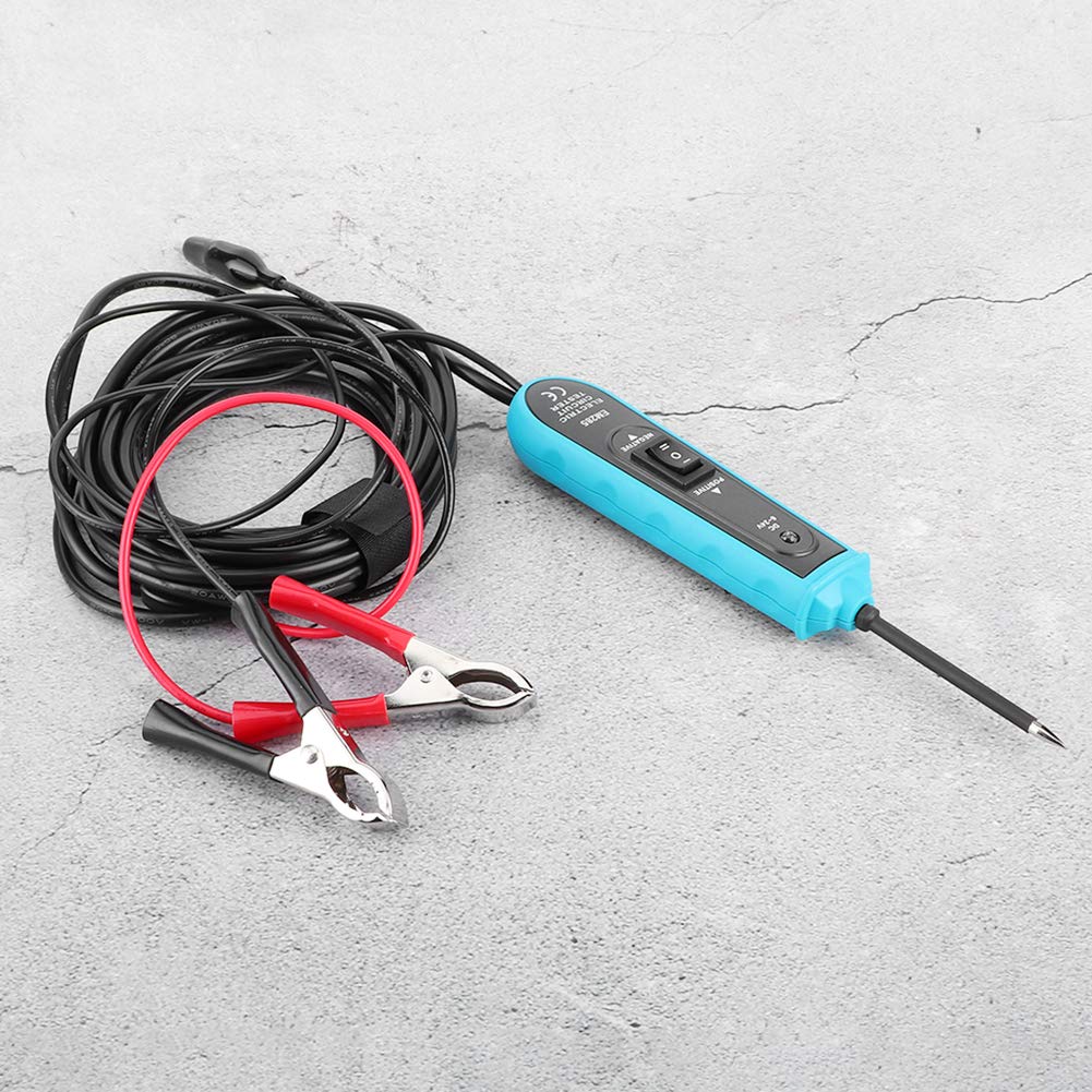 spannungsprüfer 6 24v,6-24V Kfz Stromkreistester Diagnosesystem, Auto Spannungsprüfstift Elektrisch Schaltkreistester Spannungsprüfer Teststift Diagnosewerkzeug mit LED-Licht für Automotive RV Yacht