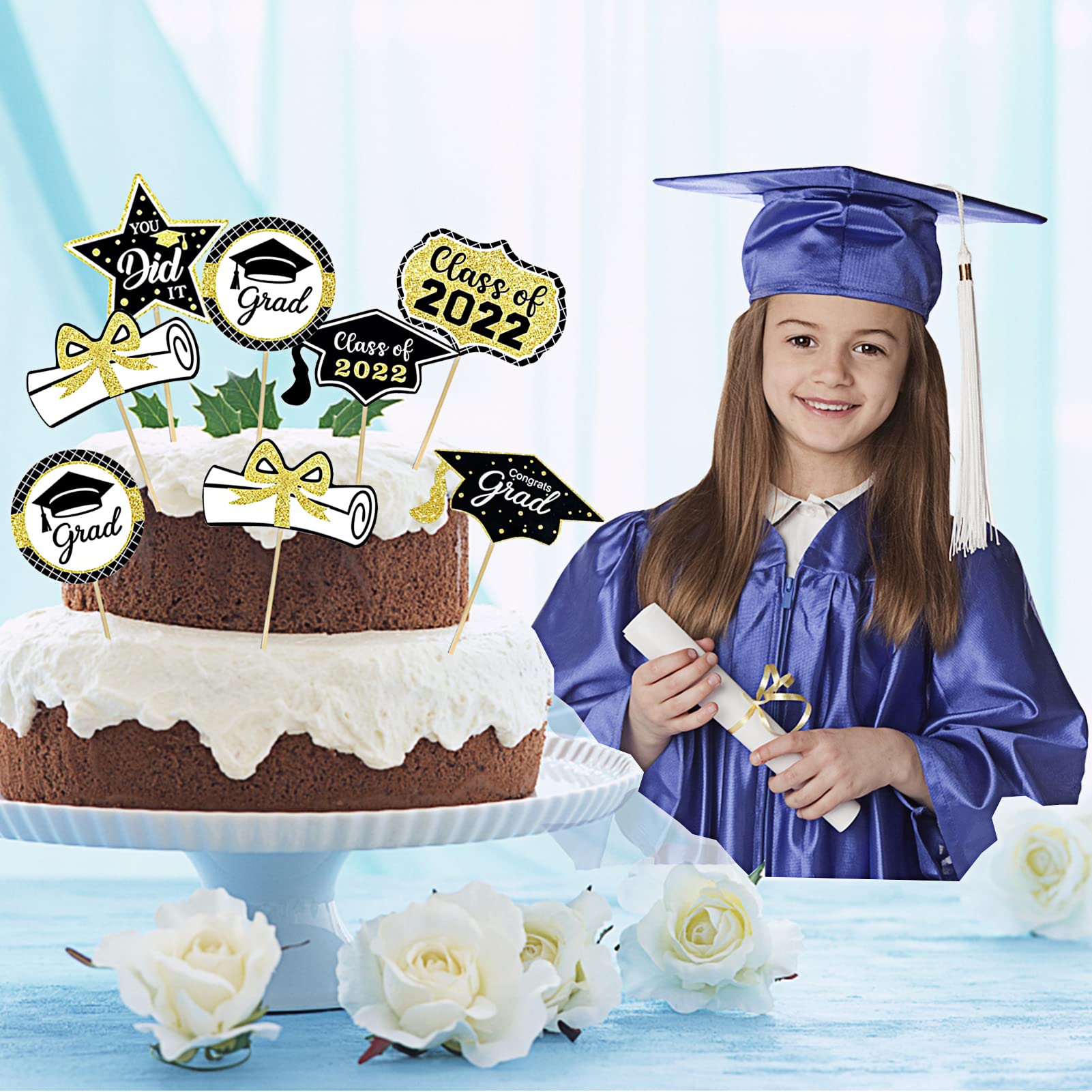Decorazioni Per Torte Di Laurea - Topper Per Torta Di Classe Teatica