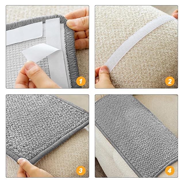 Foto 4 de 6 de 2 Rascadores para Gatos, 2 Juguetes Divertidos para Gatos, Tabla Rascador de Pared, Tabla Rascador de Pared