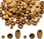 800Pcs Perles en bois colorées, BetterJonny 4 Taille Large trou perles en bois peint perles en Bois Perles d'espace pour Macrame Rosary Bracelet Bijoux fabrication artisanale(8mm 10mm 12mm 16mm)…