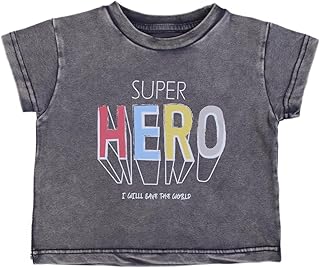 تي شيرت قصير للأولاد الرضع من جونيور، مناسب للعمل والخروج