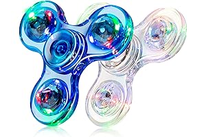 FIGROL Blue and White Fidget Spinners: Light Up Your Imagination