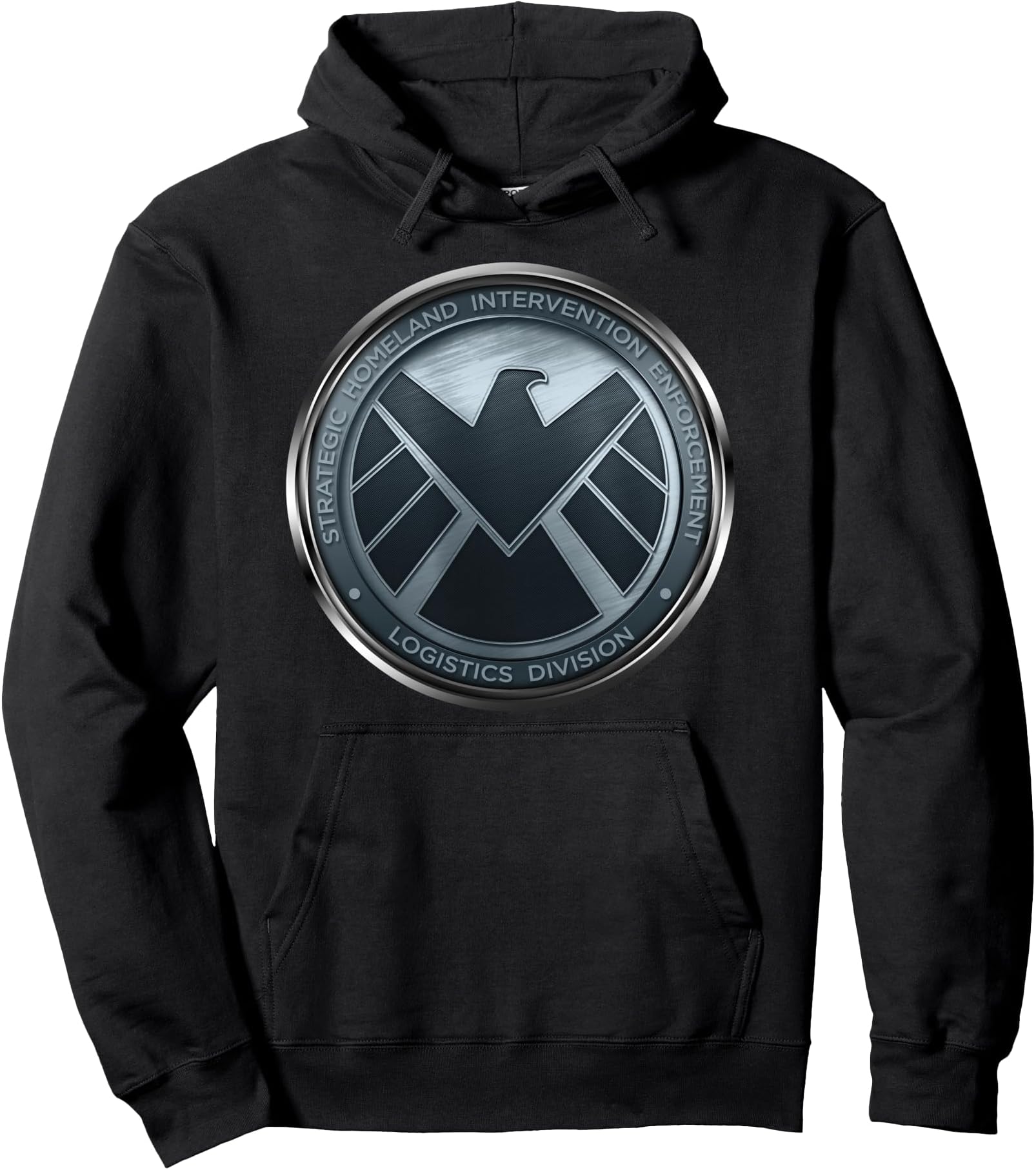 Agents of S.H.I.E.L.D. Eagle Chrome Badge Hoodie Pullover Hoodie