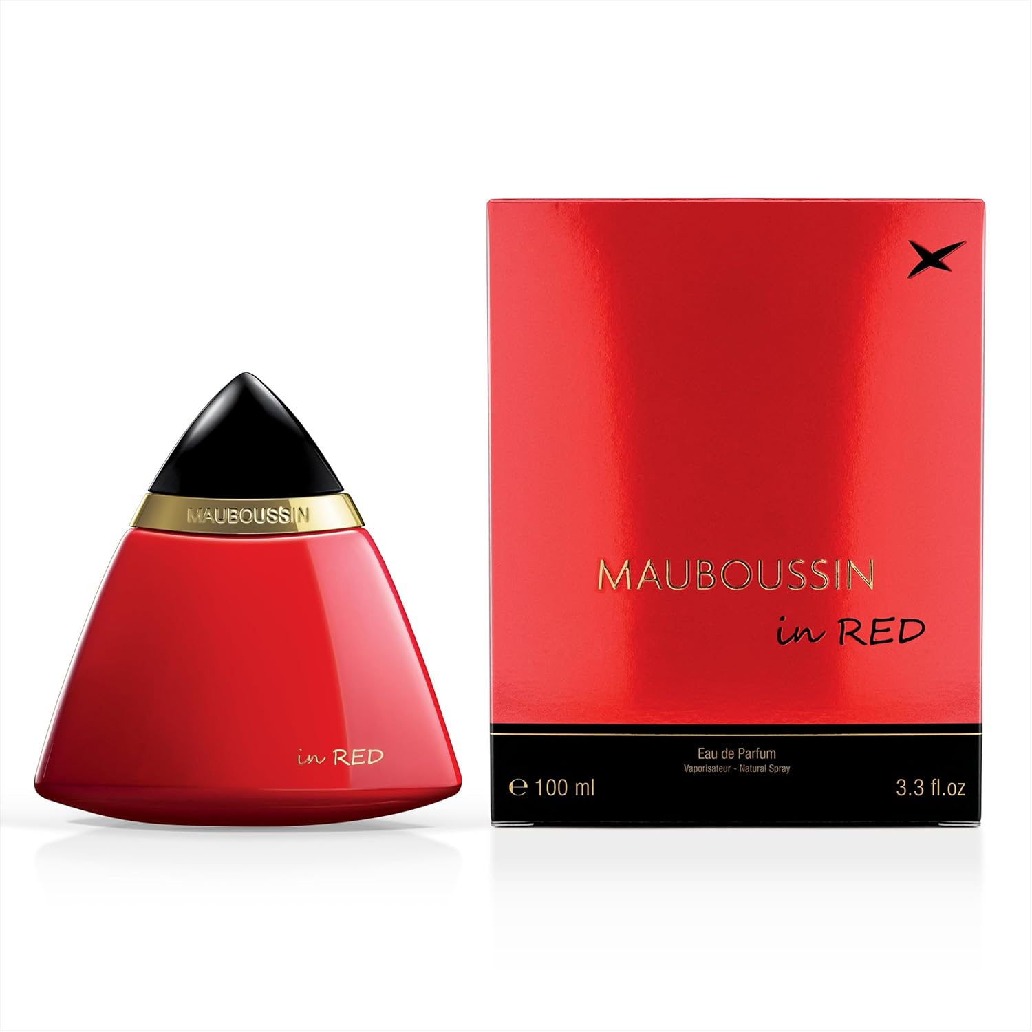 Mauboussin – In Red 100 ml – eau de parfum voor dames – oosterse, bloemige en houtachtige geur
