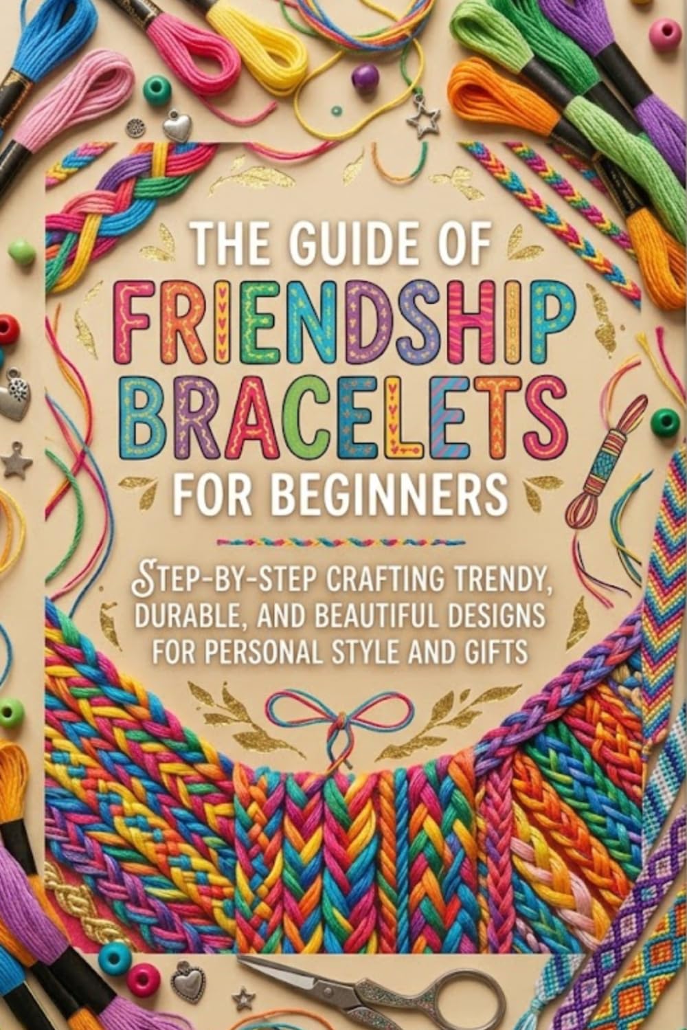 The Guide Of Friendship Bracelets For Beginners: Step-By-Step Crafting Trendy, Durable, And Beautiful Designs For Personal Style And Gifts