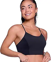 Top com Recorte Cirrê Bojo Removível Selene Feminino Adulto