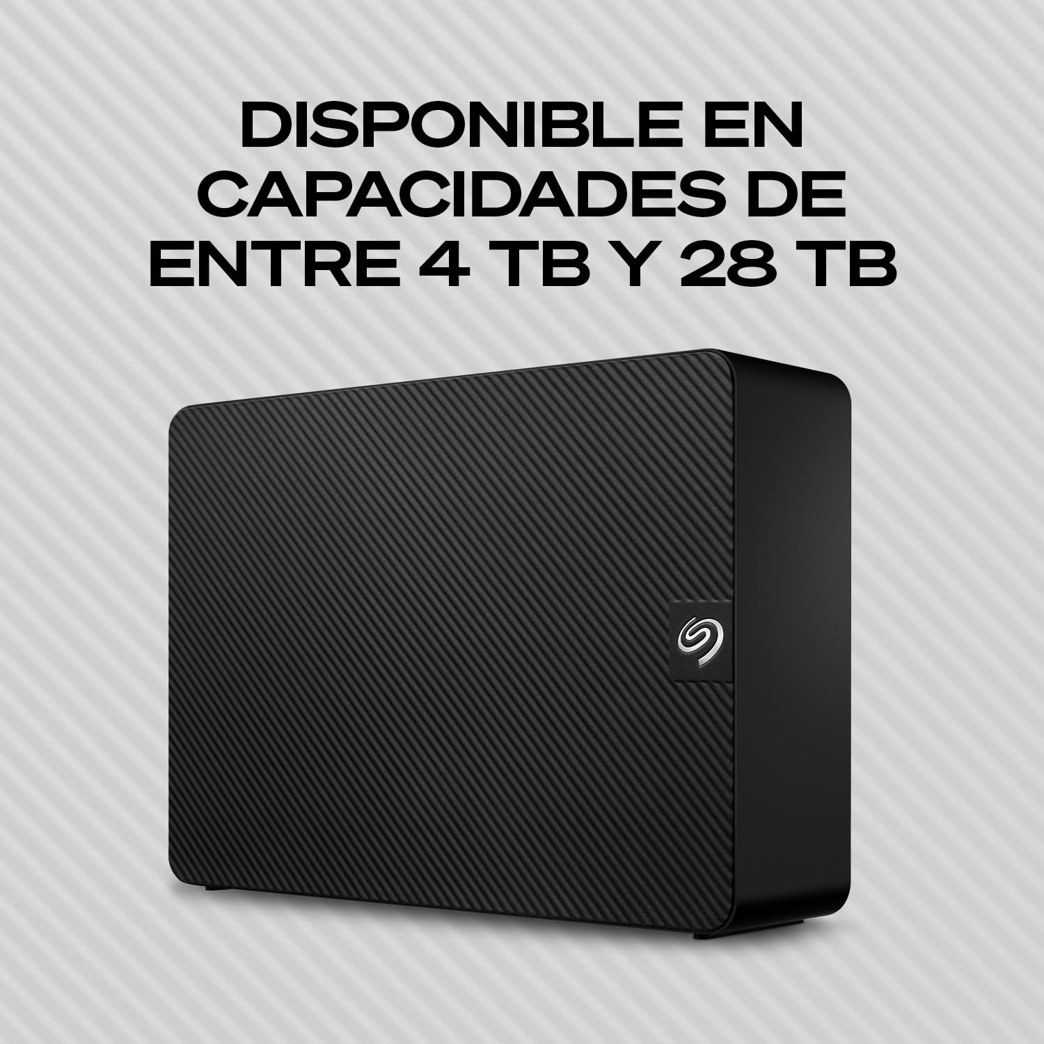 Seagate Expansion Desktop 12TB, Unidad De Disco Duro Externa HDD, 3.5 Pulgadas, USB 3.0, PC & Notebook, Rescue Services (STKP12000400)