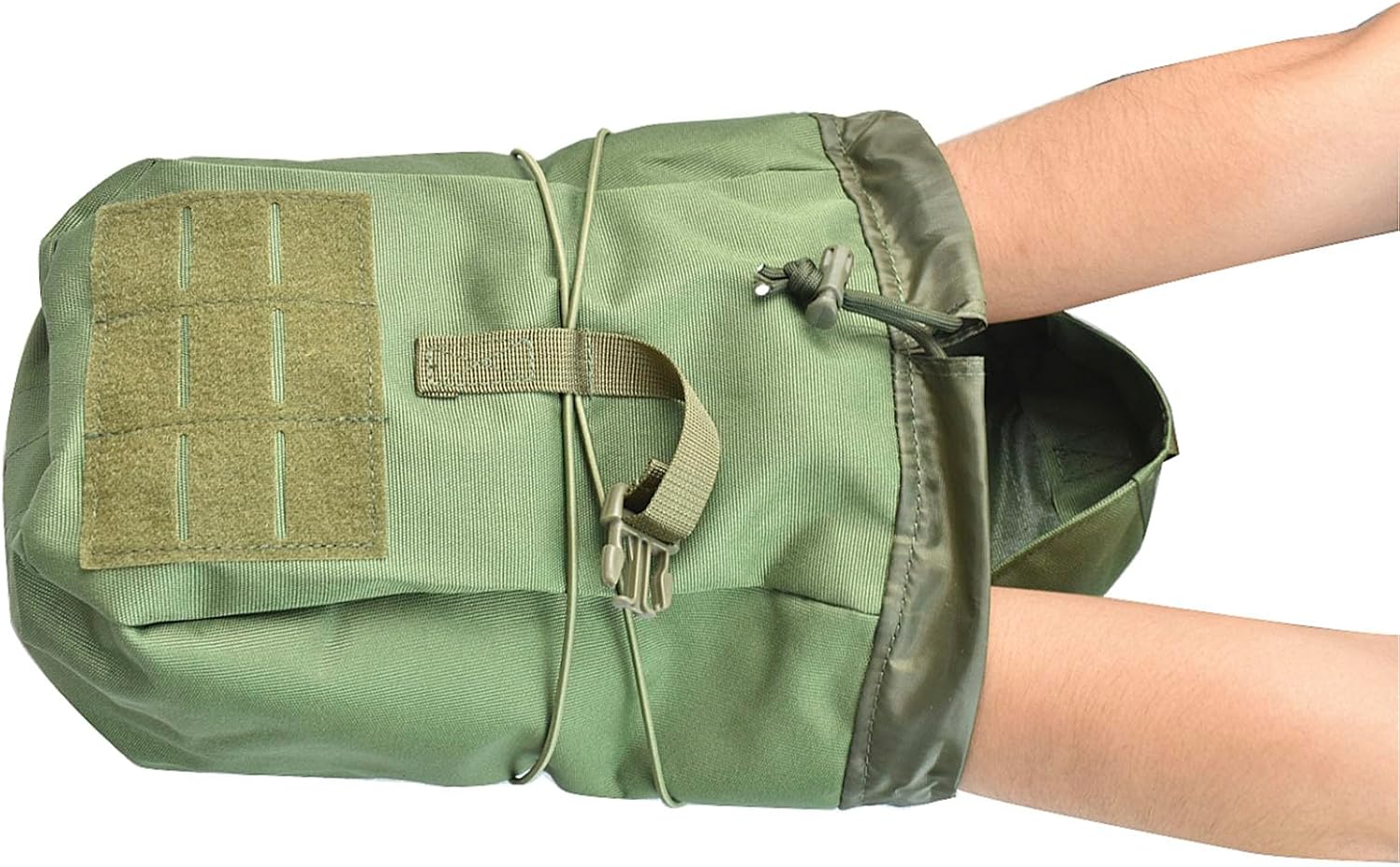 Tactical Molle Pouch Large Capacity Dump Pouch Drawstring Magazine Tactical Utility Pouch Recycling Pouch Bag Belt Waist Bag