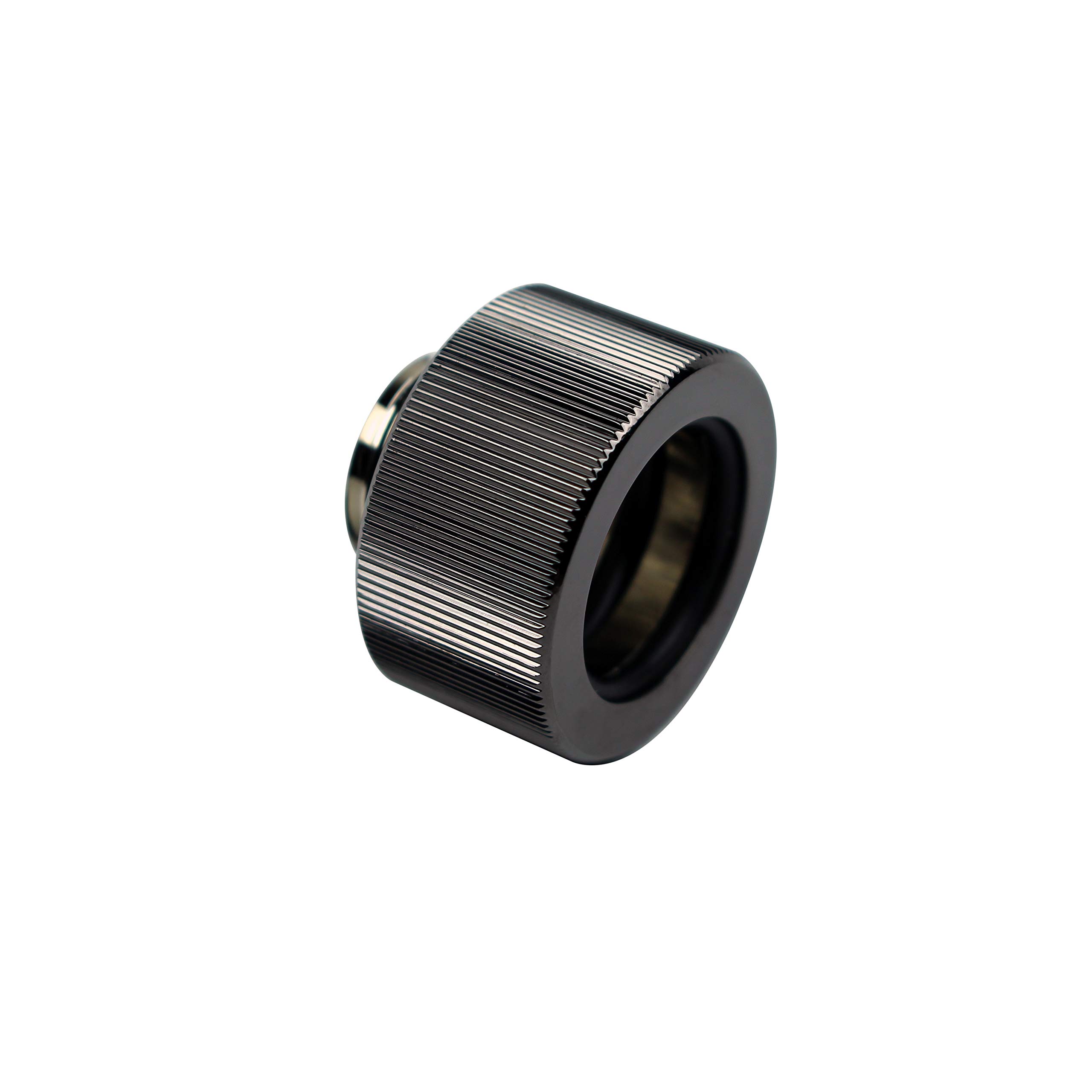 Odestar EKWB Classic Series HTC-16 16mm Hard Tubing Compression Fitting - Black Nickel