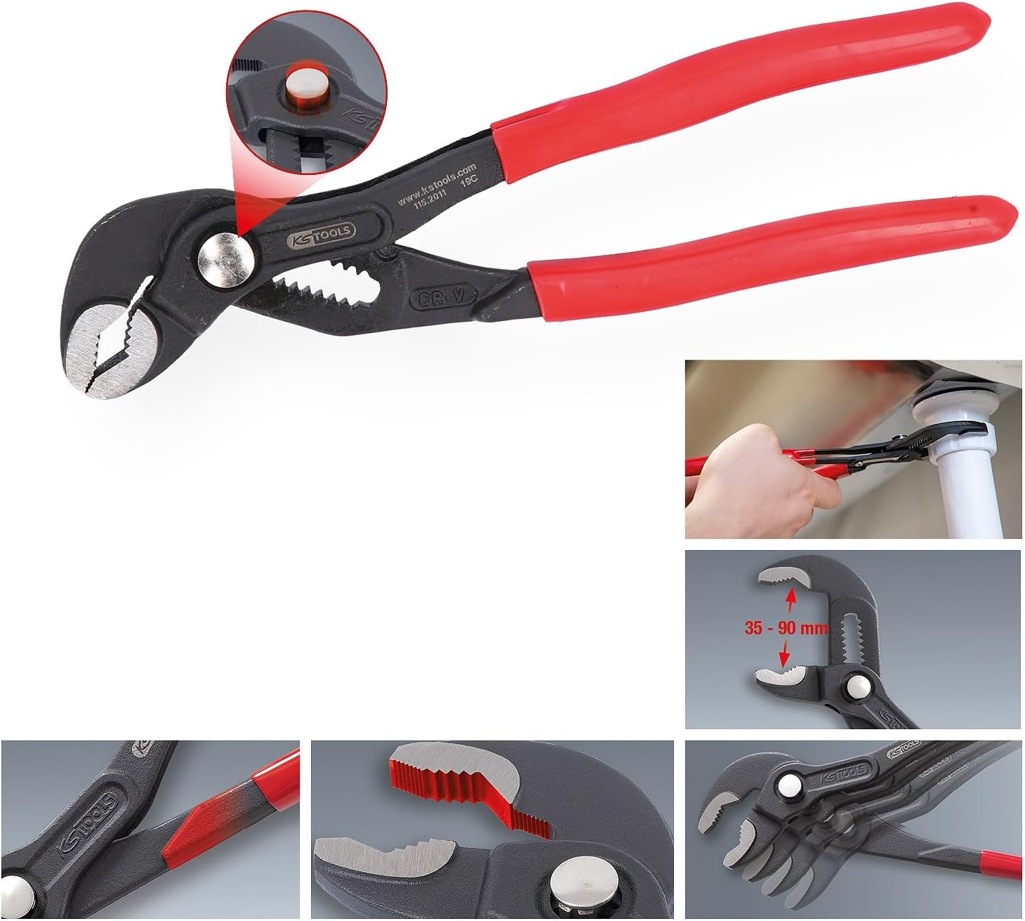 Water pump pliers, 240mm