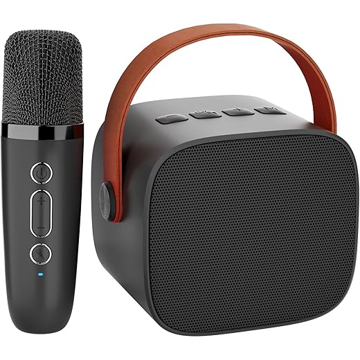 IROO Karaoke Machine for Kids Portable Bluetooth Speaker