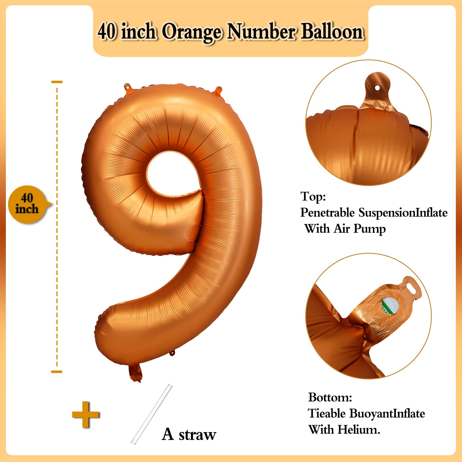 Red 0 balloon 40 Inch Giant Helium Foil Number 0 to 9 Red Balloon Birthday Wedding Party Digital Decorations (Number 0) — view 72