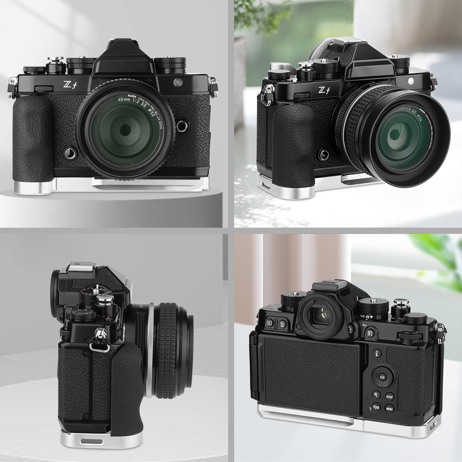 Amazon | Haoge ZF ハンドグリップ Nikon Z FCamera L字型グリップ用