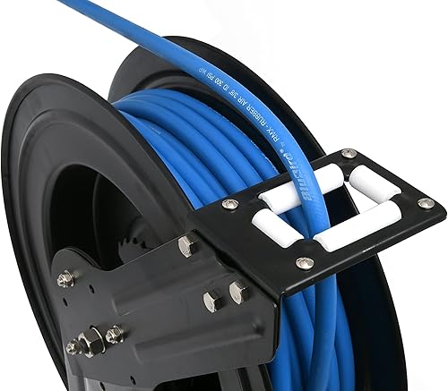 Miniatura 3 de BLUBIRD BBR1250 20ga. Carrete de manguera retráctil con manguera de aire de 12 "x 50', engranaje de trinquete de 12 puntos, goma de última