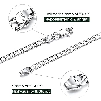 ネックレス・チョーカー BLENDOFF Rectangle chain necklace silver 925 ネックレス・チョーカー BLENDOFF Rectangle chain necklace