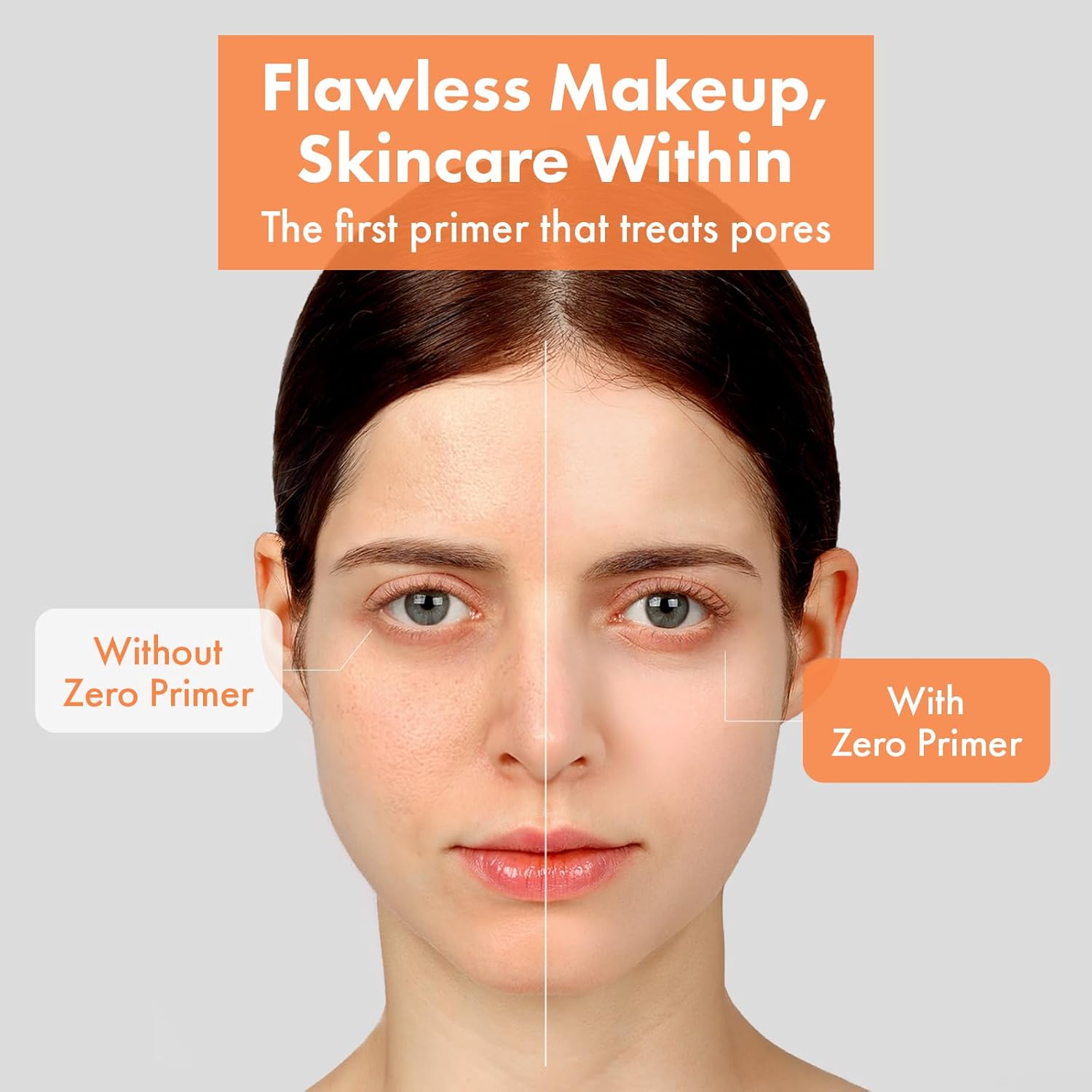 Zero Primer, K Beauty Face Primer with Pore Minimizer, Oil & Shine Control, Matte Blurring Finish, Smooths Fine Lines & Wrinkles, Long-Lasting Makeup for Oily Skin, 20ml / 0.67 fl. oz - Image 2