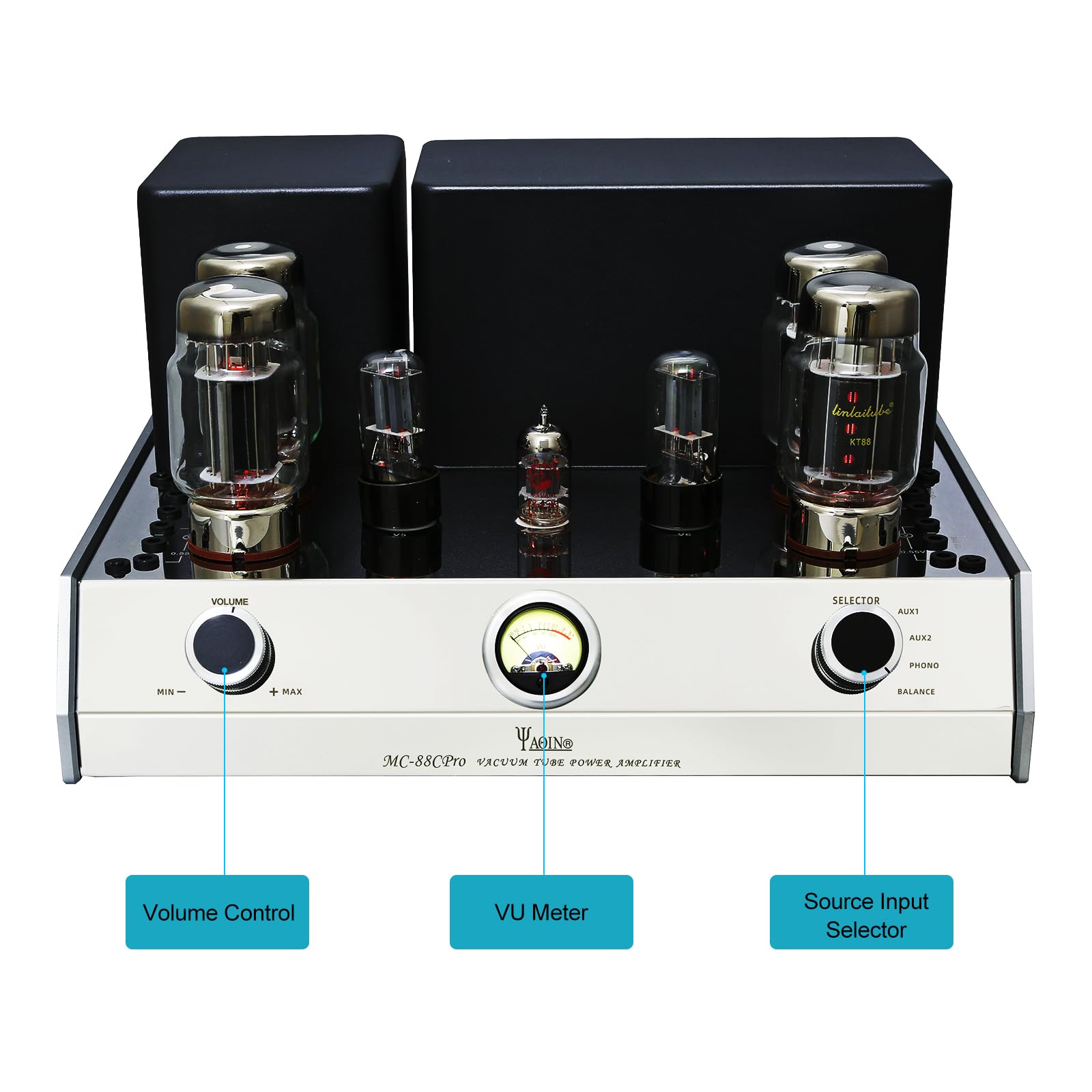 Amazon.com: Yaqin MC-88CPro Push Pull Tube Amplifier KT88 Two Way
