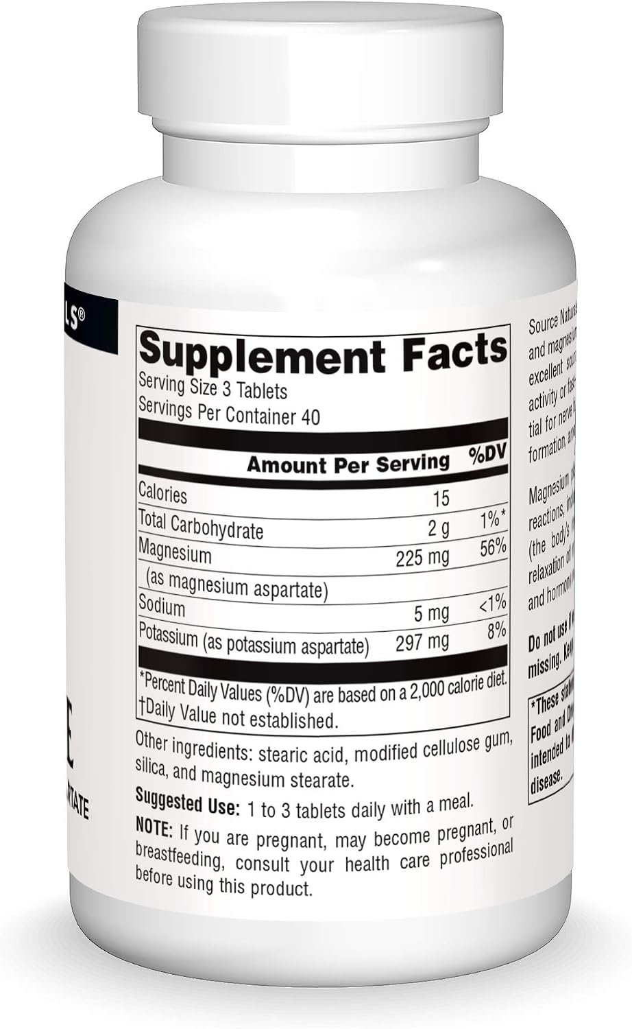 Source Naturals K-Mag Aspartate, Potassium & Magnesium Aspartate