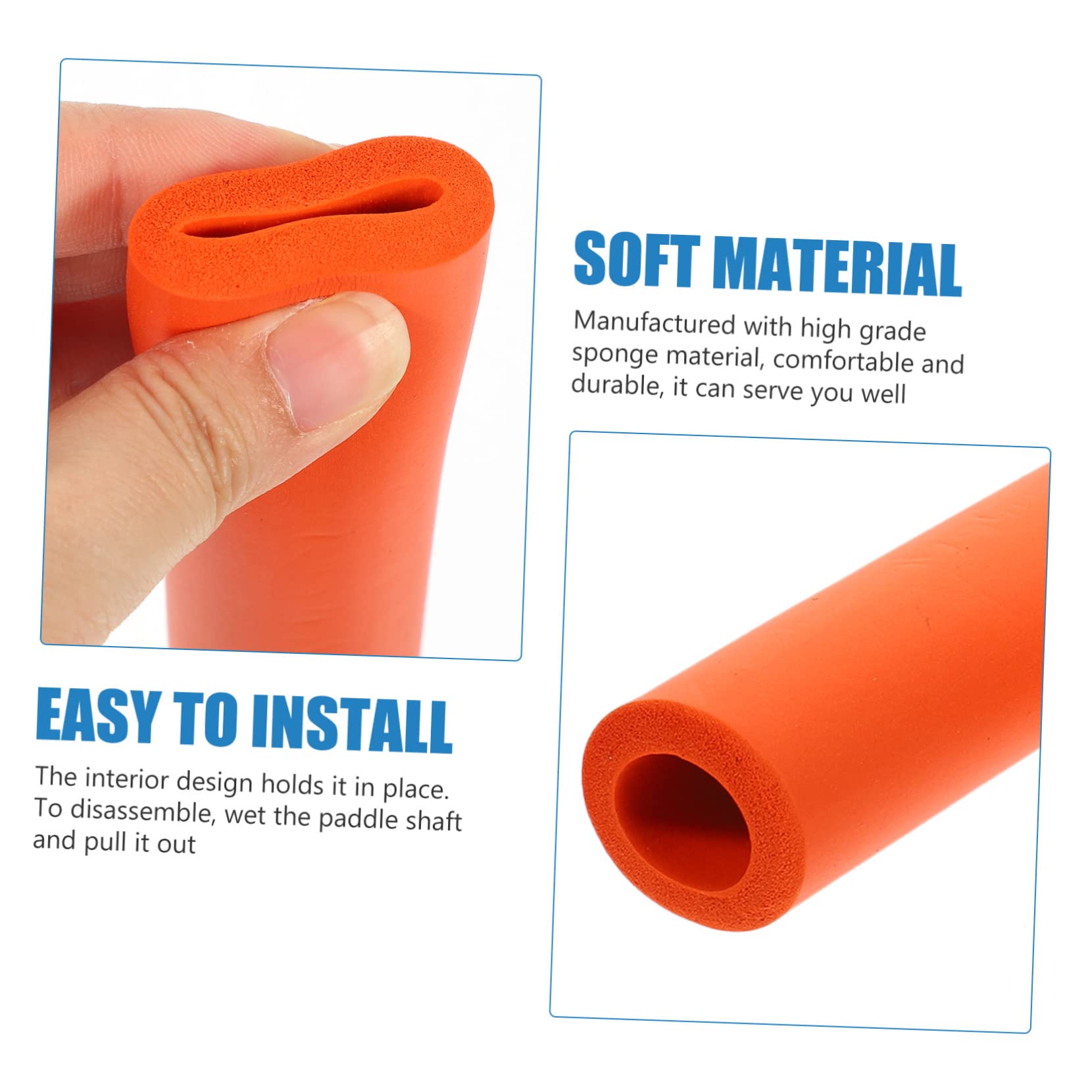 2 Paar Kajak Paddelgriffe - Rutschfeste Schwammgriffe