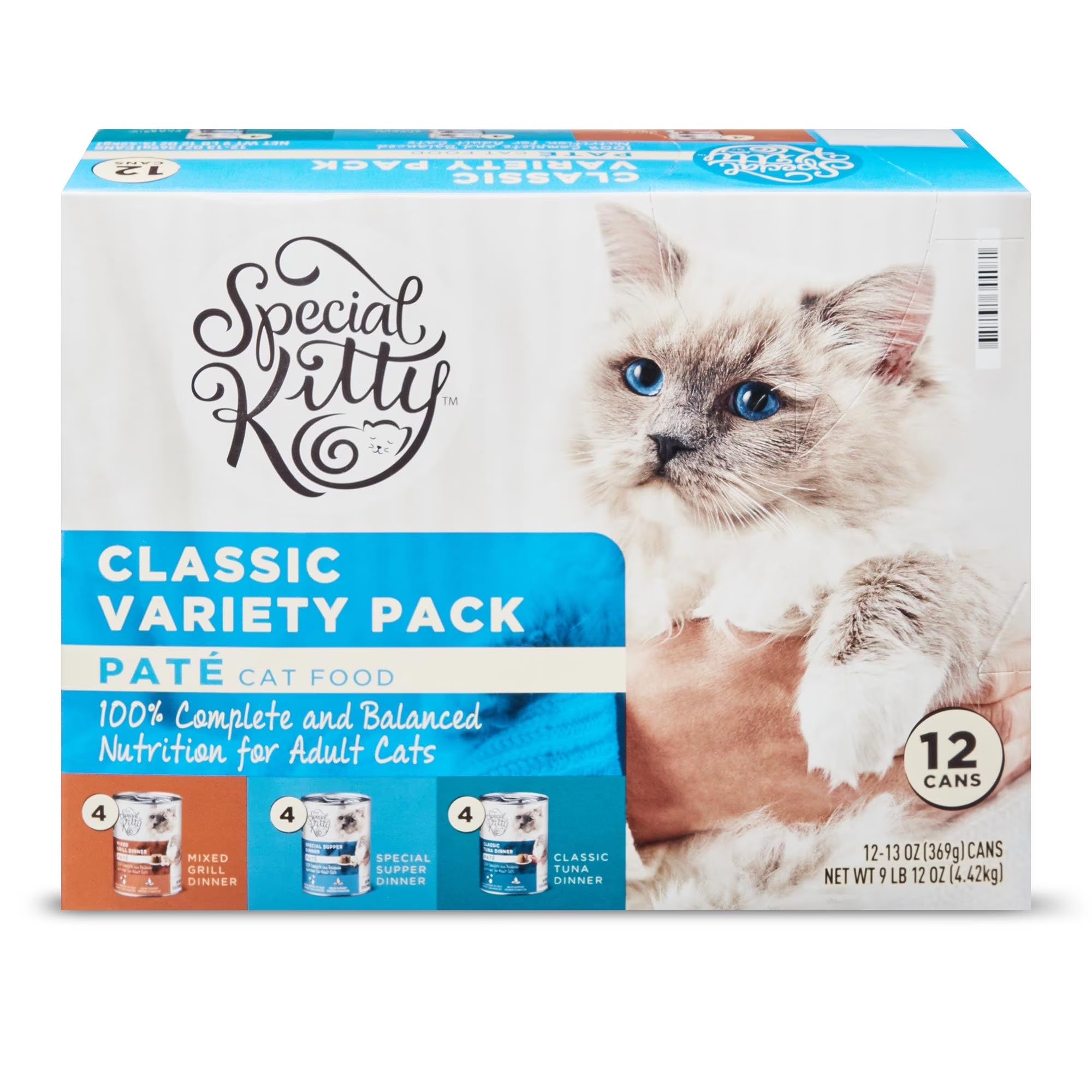 Amazon.com: Special Kitty Classic Pate Variety Pack Wet Cat Food