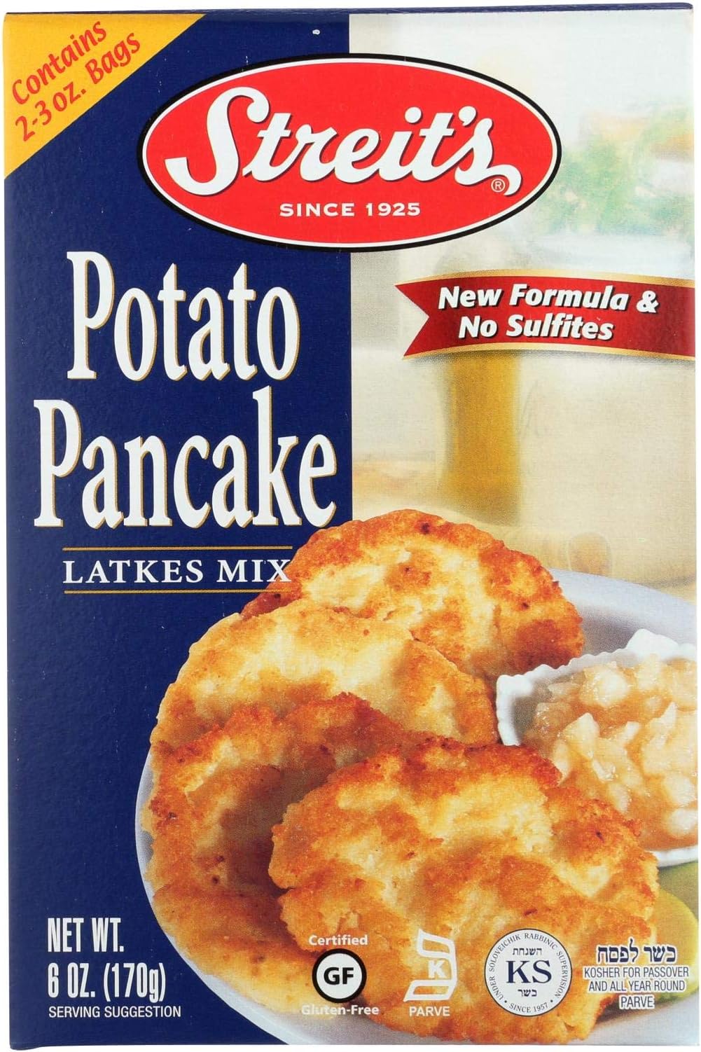 Streit'sPotato Pancake, 6-Ounce Units (Pack of 12)
