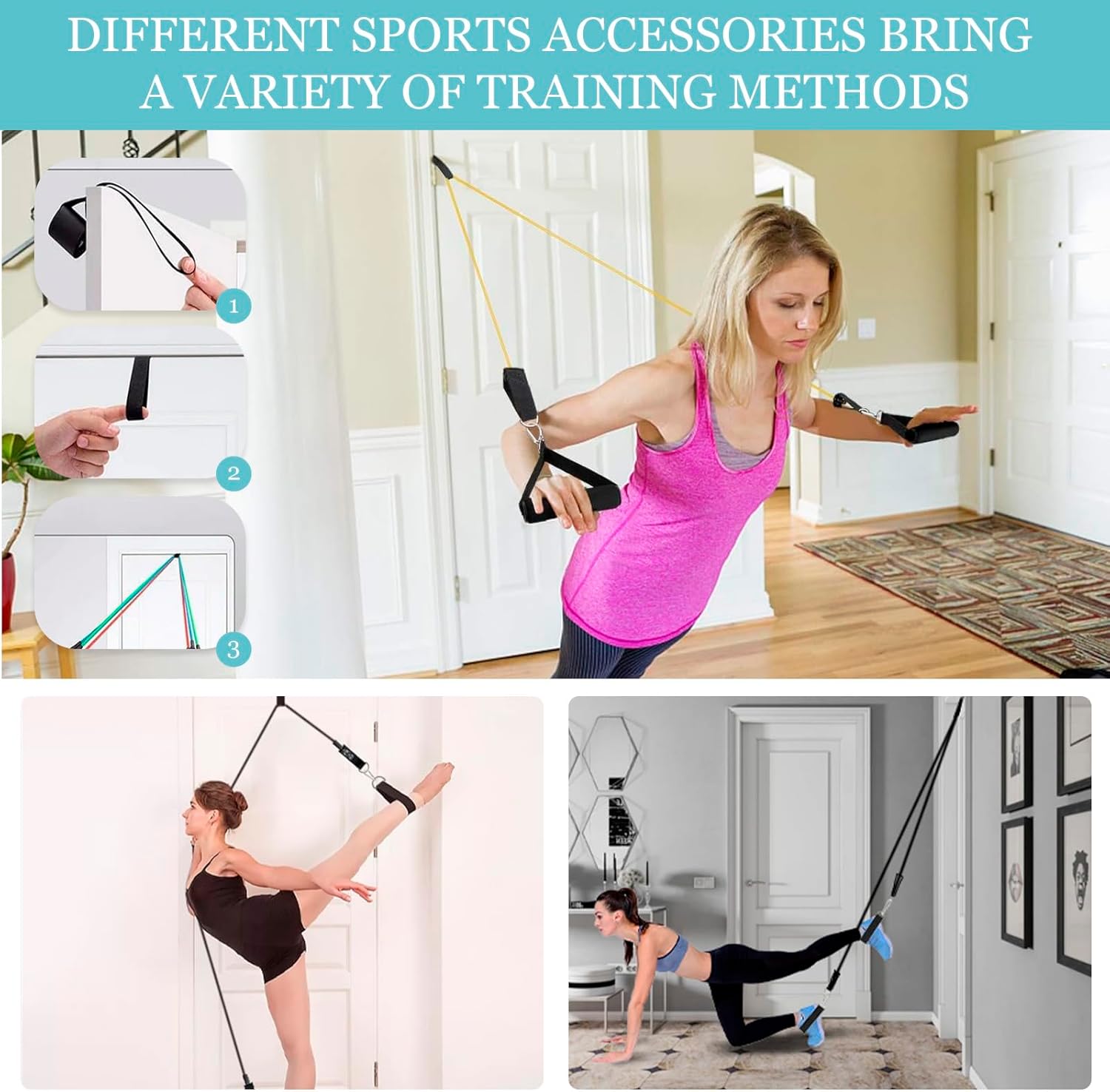 ROELLY Ensemble de 7 Pièces de Elastique Musculation